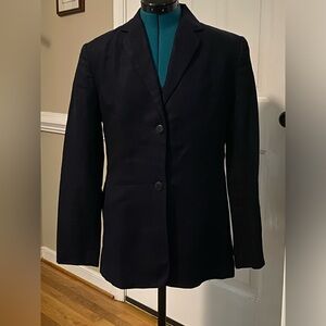 Women’s Talbots Navy Irish Linen Blazer
